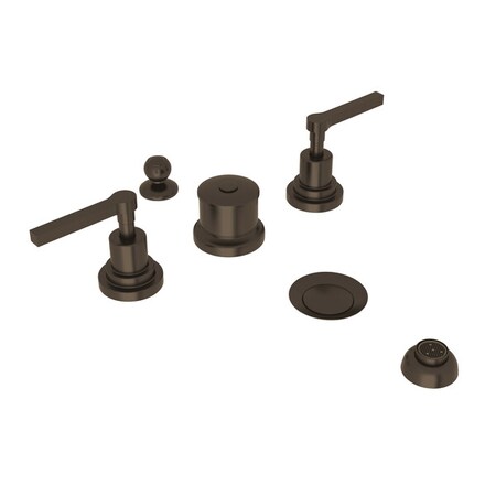 Rohl Lombardia And Avanti Bath Five Hole Bidet In Tuscan Barss A2260LMTCB